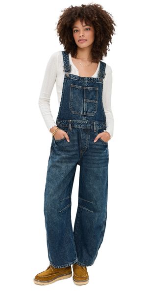 Free People Good Luck Overalls Deep End XS
