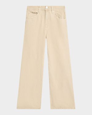 Men's Luca Cotton Wide-Leg Five-Pocket Pants