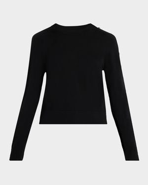 Declan Buttoned Merino Wool Sweater