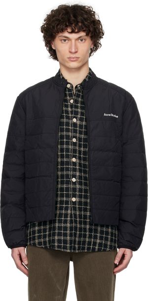 Acne Studios Black Garment-Dyed Down Jacket