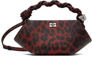 GANNI Red Leopard Mini GANNI Bou Bag
