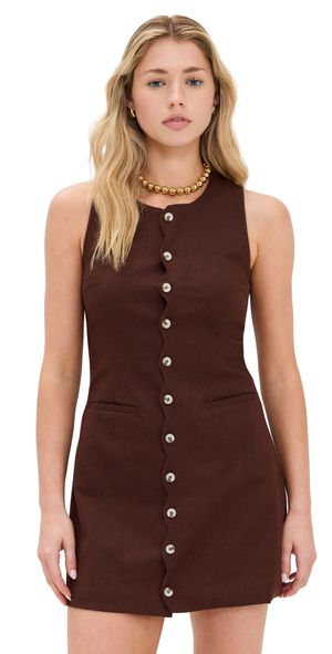 Seven Wonders Stella Mini Dress Chocolate XS