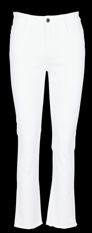 Maison 123 - Jean droit 5 poches 7/8ème - Taille 44 - Blanc