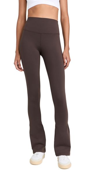 Splits59 Raquel High Waist Supplex Flare Leggings 30 Dark Chocolate S
