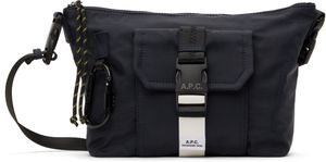 A.P.C. Navy Trek Satchel Bag