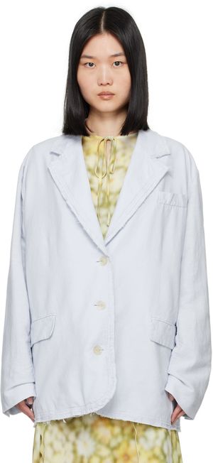 Acne Studios Blue Single-Breasted Blazer