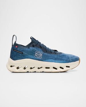 x On Men's Cloudtilt Denim-Print Running Shoes