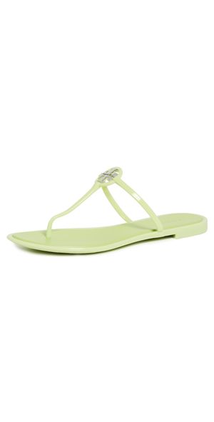 Tory Burch Mini Miller Jelly Sandals Garden Mint/Silver 8