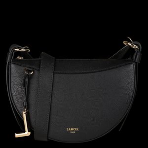 Lancel - Sac demie lune en cuir - Taille Unique - Noir