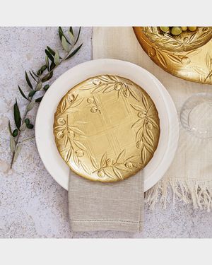 Moon Glass Olive Salad Plate