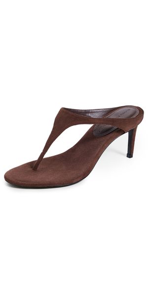 Black Suede Studio Laurel Sandals 70mm BROWNIE SUEDE 38.5