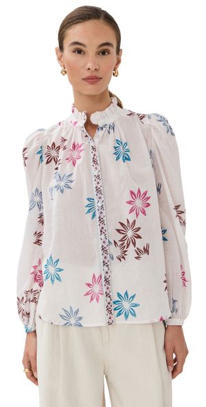 Alix of Bohemia Annabel Berry Jackfruit Shirt White XL