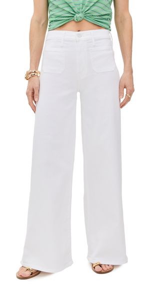 MOTHER Petite Lil Patch Pocket Undercover Sneak Jeans Fairest of Them All 33