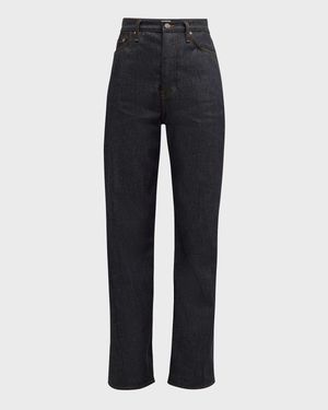 Long Twisted Seam Denim Pants