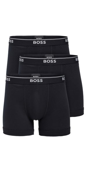 BOSS Classic Cotton 3 Pack Boxer Briefs Black L