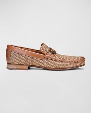 Men's Woven Cork Bit Loafers