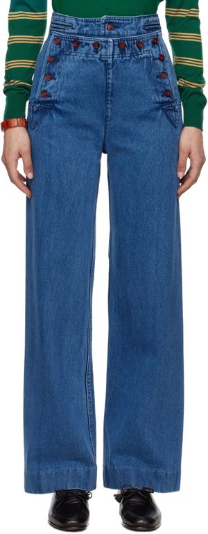 Bode Blue Sailor Jeans