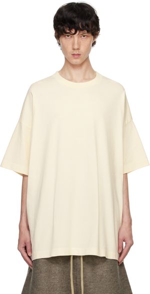 Fear of God T-shirt blanc cassé en jersey épais de coton