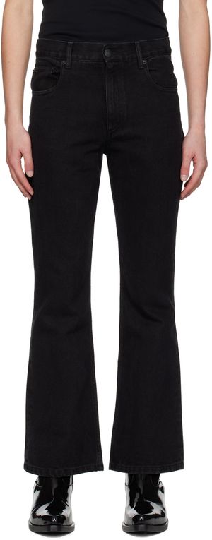 Ernest W. Baker Black Flared Jeans