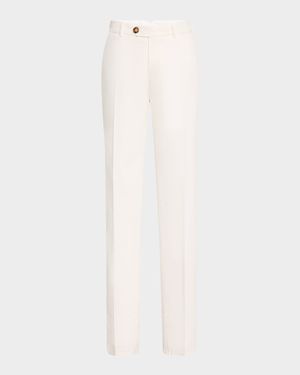 Men's Slim Flat-Front Pants