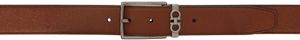 Ferragamo Brown & Black Reversible Gancini Belt