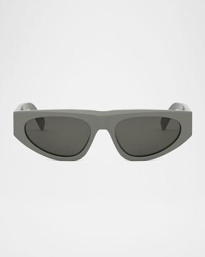 Men's Monochroms Acetate Rectangle Sunglasses
