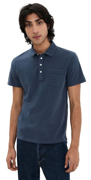 Billy Reid Pensacola Polo Navy XL