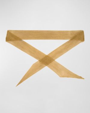 Estate 18K Yellow Gold Tiffany & Co. Mesh Scarf Necklace, 37"L