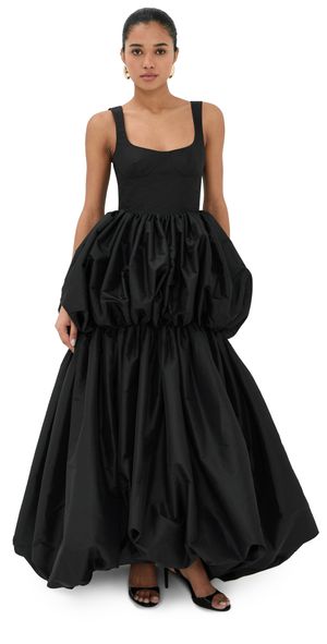 SIMKHAI Tabitha Double Bubble Dress Black 2