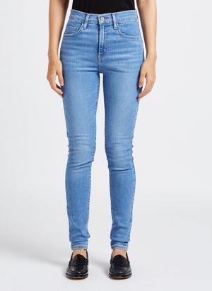 Levi's - Jean skinny taille haute en coton stretch - Taille 30/32 - Jean Délavé