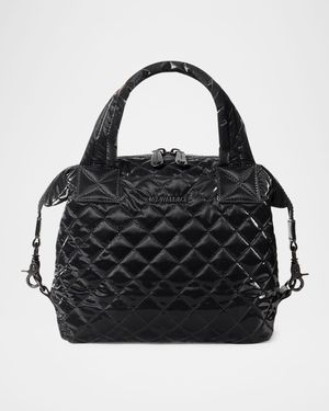 Sutton Deluxe Small Quilted Top-Handle Bag