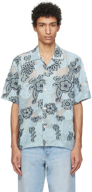 Sunflower Chemise Cayo bleue