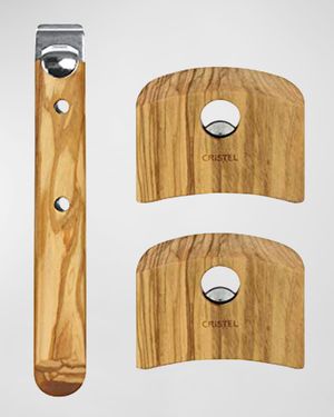 Olive Wood Handle Set