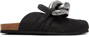 JW Anderson Black Chain Loafers