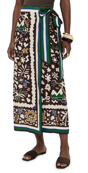 ALÉMAIS Maroc Wrap Skirt Multi 12