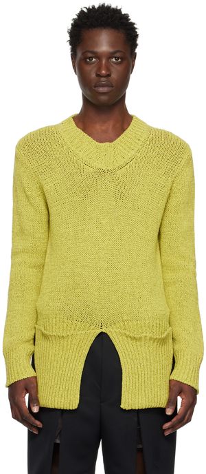 T/SEHNE SSENSE Exclusive Yellow Sweater
