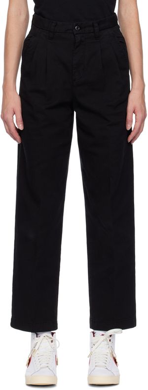 Carhartt Work In Progress Black Cara Trousers