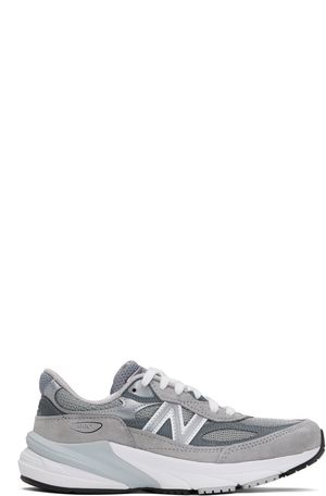 New Balance Gray 'Made in USA' 990v6 Sneakers