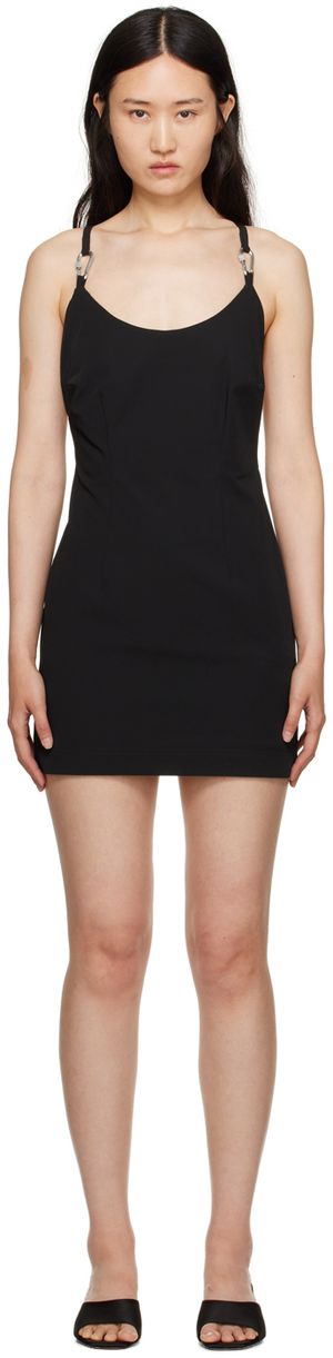 Heron Preston Black Carabiner Minidress