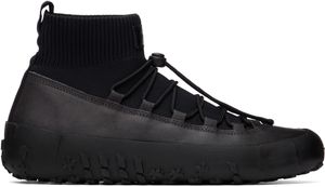 LEMAIRE Black Vibram Wrap On Sneakers