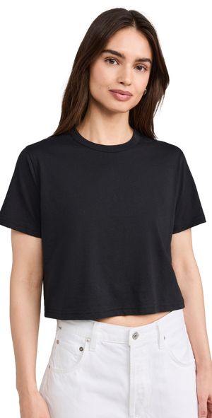 Sold Out NYC Cropped Perfect Tee Black S