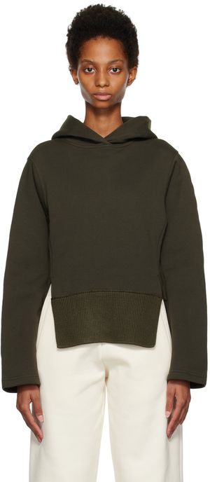 VAARA Khaki Ribbed Hoodie