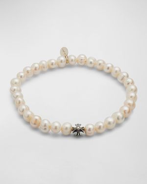 Men's Freshwater Pearl Stretch Bracelet