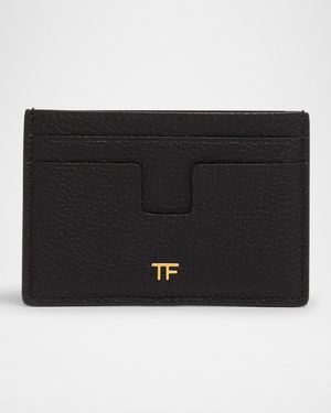 TF Card Holder in Grained Leather