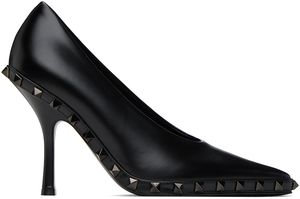 Valentino Garavani Black Rockstud Heels