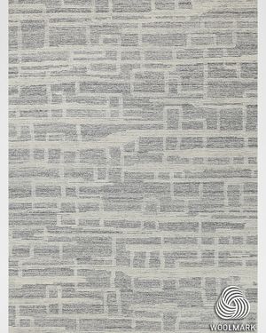 Park City Hand-Tufted Gray/Ivory Rug, 6' x 9'