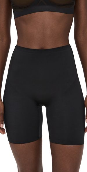 SPANX Low Back Mid-Thigh Shapewear Champagne Beige L