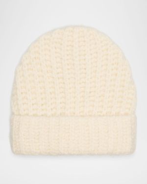 Cashmere-Silk Boucle Beanie