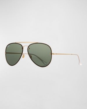 RB3584 Aviator Sunglasses, Gold, 61MM