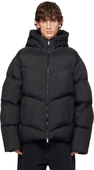 Axel Arigato Blouson Peak noir rembourré en duvet